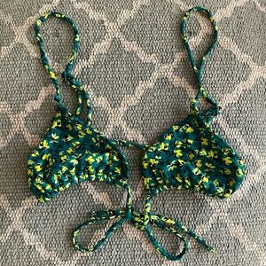 Out From Under (Urban Outfitters) Pattered Bikini Top XS